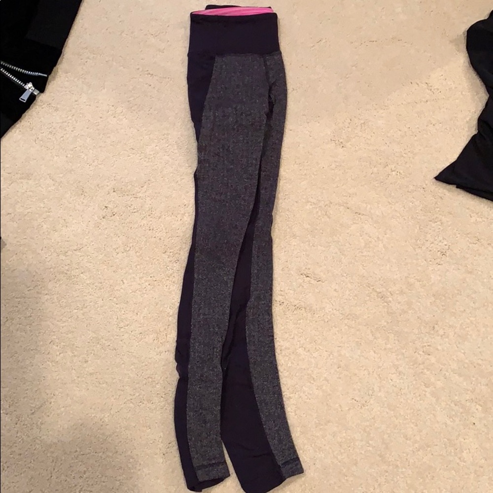 Lulu lemon two tone leggings